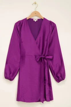 My Jewellery Robe Portefeuille Métallique Violet Hot
