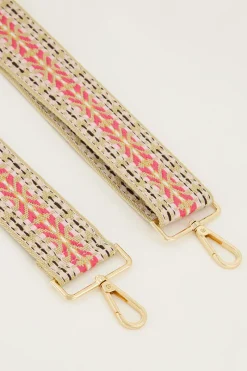 My Jewellery Sac à Bandoulière Aztèque Rose clair Discount