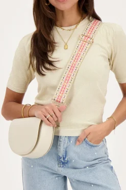 My Jewellery Sac à Bandoulière Aztèque Rose clair Discount