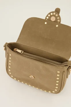 My Jewellery Sac à Bandoulière Beige Avec Clous Dorés Hot
