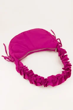 My Jewellery Sac à Bandoulière Fuchsia à Volants Fuchsia/Violet Outlet