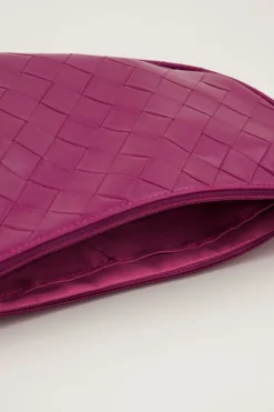 My Jewellery Sac à Bandoulière Avec Motif à Carreaux Fuchsia Fashion