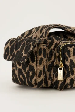 My Jewellery Sac à Bandoulière Imprimé Léopard Avec Compartiments Et Fermetures éclair Marron/Beige Clearance