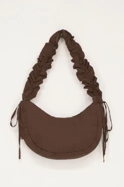 My Jewellery Sac à Bandoulière à Volants Marron Discount