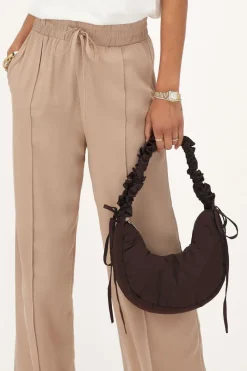 My Jewellery Sac à Bandoulière à Volants Marron Discount