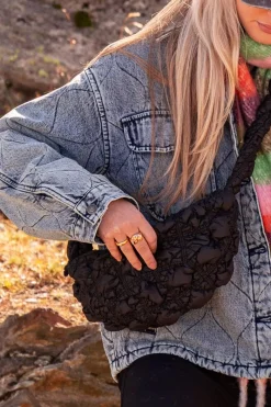 My Jewellery Sac à Bandoulière Matelassé Noir Best