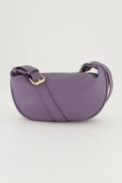 My Jewellery Sac à Bandoulière à Fermeture éclair Dorée Violet New