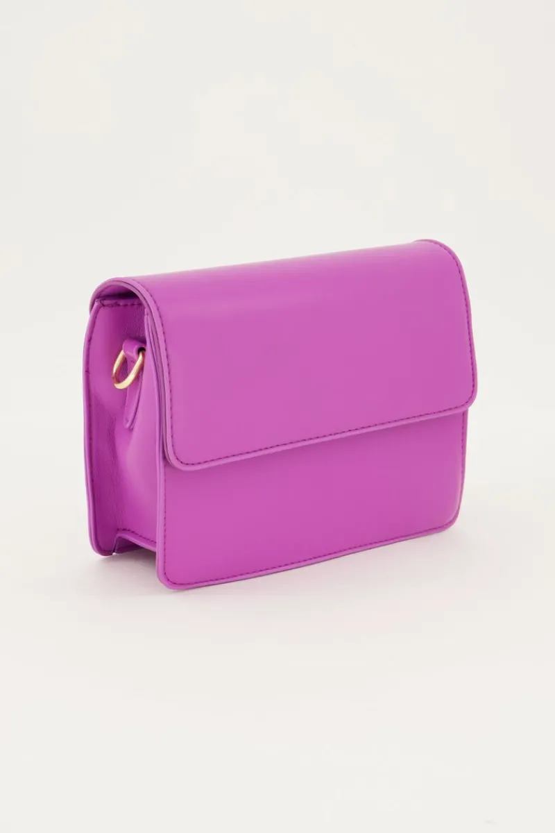 My Jewellery Sac à Bandoulière En Simili Cuir Violet Fashion