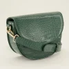 My Jewellery Sac Bandoulière Demi-lune Vert Effet Croco Best