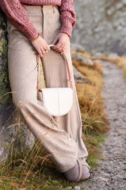 My Jewellery Sac Demi-lune à Bandoulière Corde Beige Clearance
