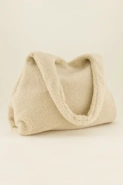 My Jewellery Sac Cabas En Teddy Beige Clearance