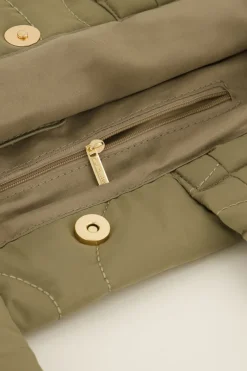 My Jewellery Sac Cabas Matelassé Kaki Vert olive Discount
