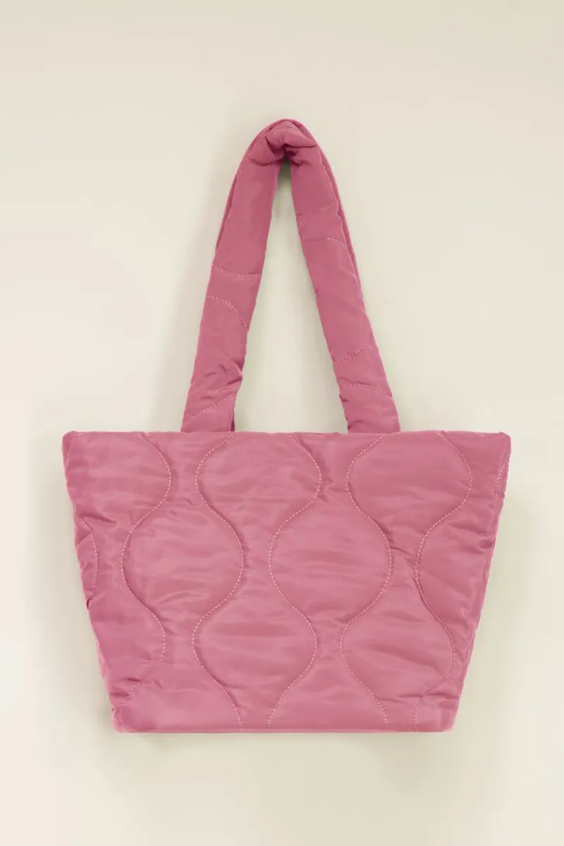 My Jewellery Sac Cabas Matelassé Rose Fashion