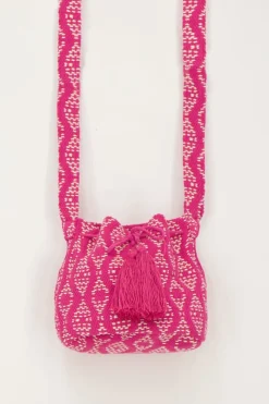My Jewellery Sac Rond à Bandoulière Avec Imprimé Aztèque Rose Outlet