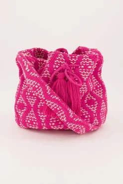 My Jewellery Sac Rond à Bandoulière Avec Imprimé Aztèque Rose Outlet