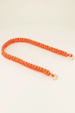 My Jewellery Sangle Bandoulière Orange Et Rose New
