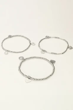My Jewellery Set De Bracelets Candy Avec Cœurs Sale
