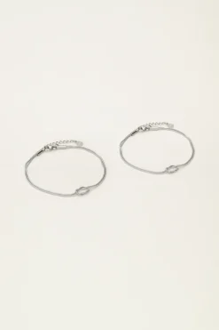 My Jewellery Set De Bracelets Minimalistes Forever Connected Fashion