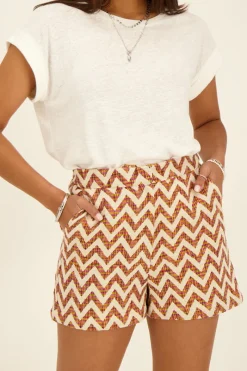 My Jewellery Short à Imprimé Zig Zag Sale