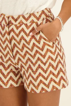 My Jewellery Short à Imprimé Zig Zag Sale