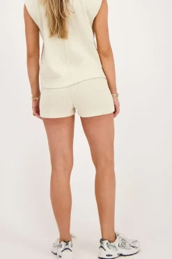 My Jewellery Short Avec élastiques Et Lurex Beige Sale