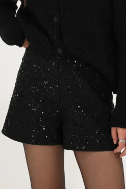 My Jewellery Short Noir Avec Paillettes Hot
