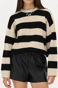 My Jewellery Short Noir En Simili Cuir Avec Bande élastique New