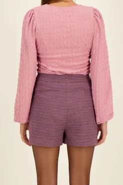 My Jewellery Short En Tweed Lurex Violet Best