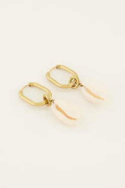 My Jewellery Sunchasers Boucles D’oreilles Ovales à Coquillage New