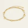 My Jewellery Sunchasers Bracelet De Cheville à Coeurs Et Strass Hot