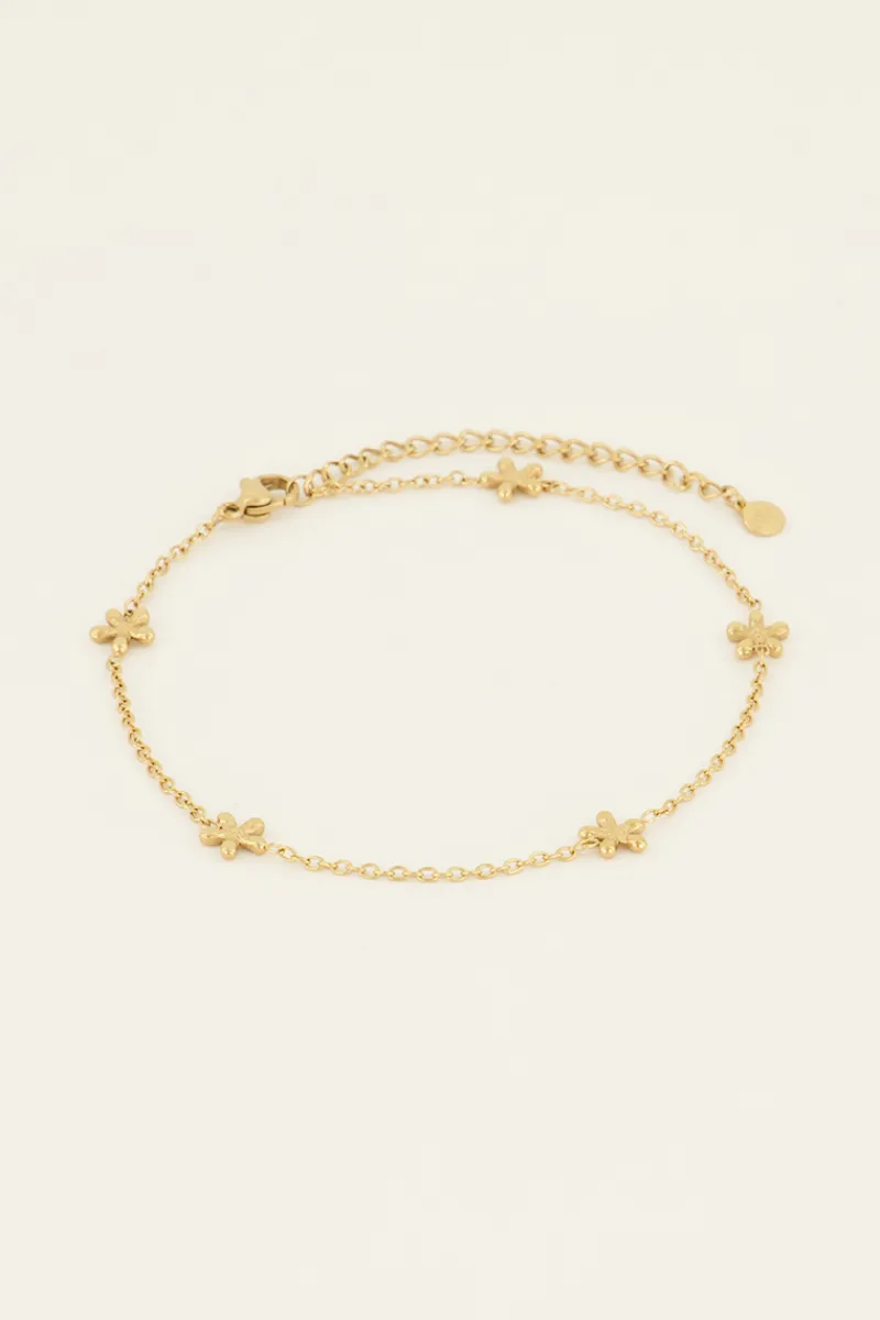 My Jewellery Sunchasers Bracelet De Cheville Chaîne à Fleurs Outlet