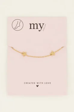 My Jewellery Sunchasers Bracelet De Cheville Chaîne à Fleurs Outlet