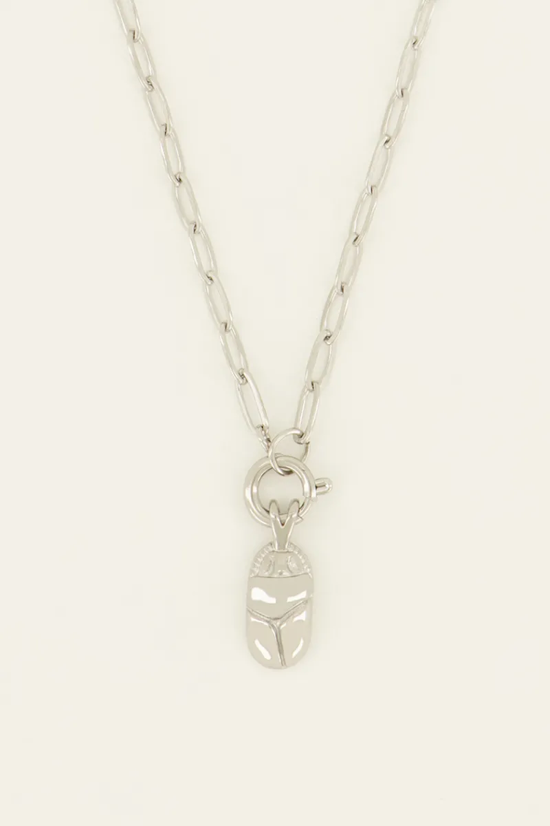 My Jewellery Sunchasers Collier Avec Fermoir Et Pendentif Scarabée Outlet