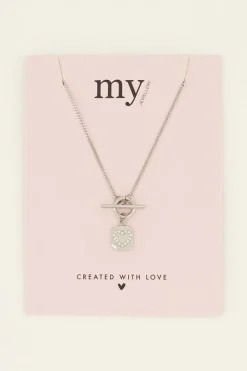 My Jewellery Sunchasers Collier Avec Fermoir Et Cœur En Strass Clearance