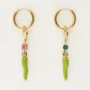 My Jewellery Sunrocks Boucles D'oreilles Avec Coeur Et Poivre Hot