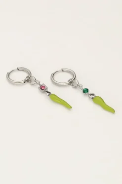 My Jewellery Sunrocks Boucles D'oreilles Avec Coeur Et Poivre Hot
