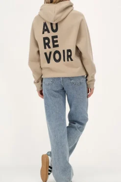 My Jewellery Sweat à Capuche ''Au Revoir'' Beige Best