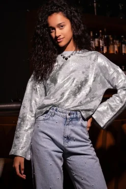 My Jewellery Sweat Argenté Métallique Outlet