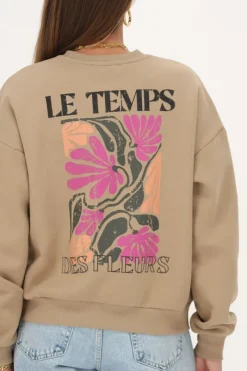 My Jewellery Sweat Beige ''Le Temps'' Multicolore Discount
