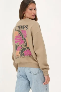 My Jewellery Sweat Beige ''Le Temps'' Multicolore Discount