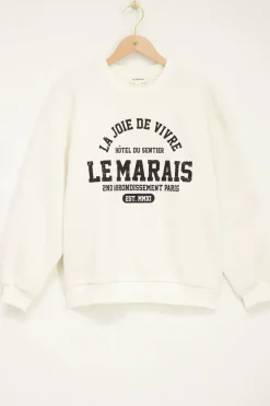My Jewellery Sweat Blanc 
