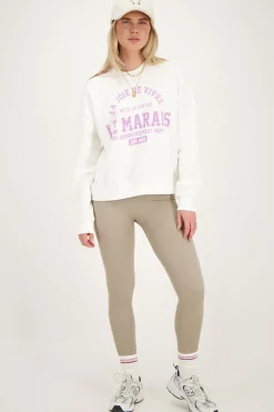 My Jewellery Sweat Blanc Le Marais Blanc/Violet clair Clearance