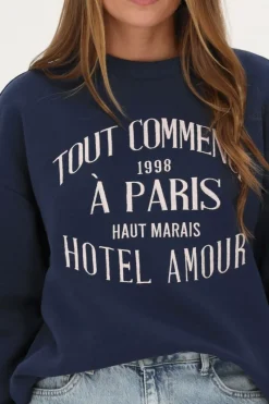 My Jewellery Sweat Bleu Foncé 