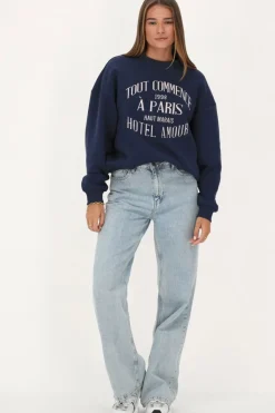 My Jewellery Sweat Bleu Foncé 