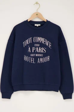 My Jewellery Sweat Bleu Foncé 