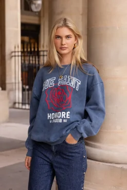 My Jewellery Sweat Bleu Foncé 