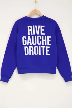 My Jewellery Sweat Bleu « Rive Gauche Droite » Discount