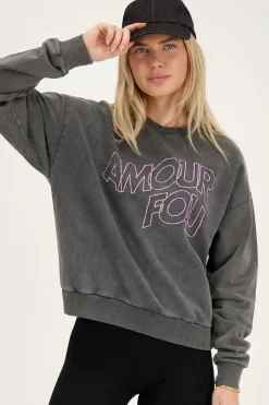My Jewellery Sweat Gris Amour Fou Fashion