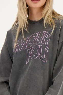 My Jewellery Sweat Gris Amour Fou Fashion