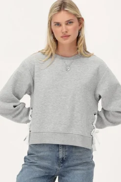 My Jewellery Sweat Gris Avec Nœuds Blancs Clearance